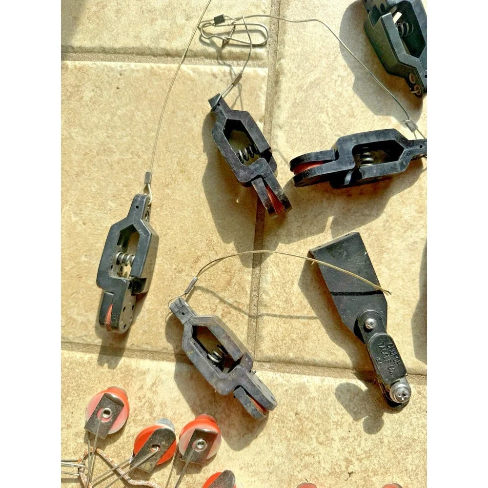 Cannon Trolling Downrigger Release clips OffShore Stacker style Nice Condition *